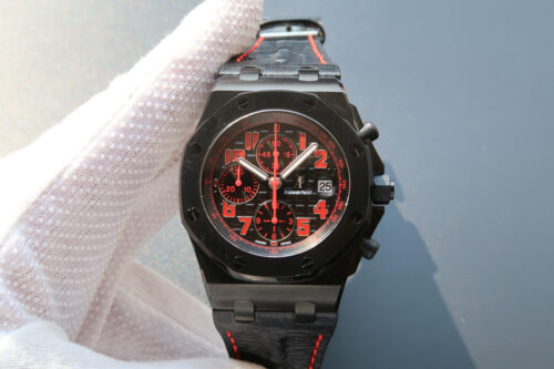 Replica Audemars Piguet Royal Oak Offshore 26186SN.OO.D101CR.01 JF Factory Black Dial