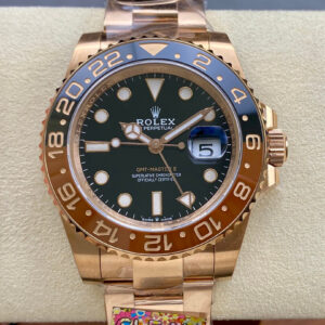 Replica Rolex GMT Master II M126715CHNR-0001 Clean Factory Gold Strap