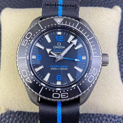 Replica Omega Seamaster 215.92.46.21.01.001 VS Factory Black Dial