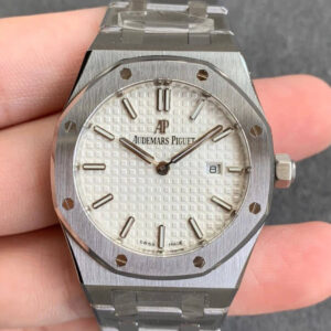 Replica Audemars Piguet Royal Oak 67651ST 33MM JF Factory White Dial