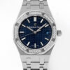 Replica Audemars Piguet Royal Oak 77351ST.ZZ.1261ST.01 8F Factory Blue Dial Diamond-Set Bezel