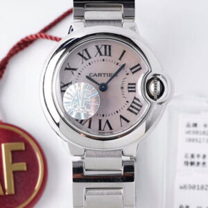 Replica Ballon Bleu De Cartier 28MM AF Factory Stainless Steel Strap