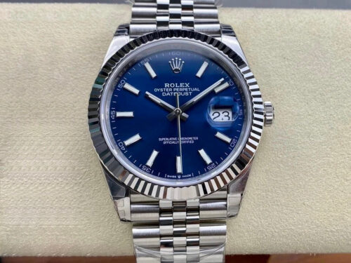 Replica Rolex Datejust M126334-0002 VS Factory Dark Blue Dial