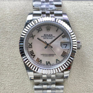 Replica Rolex Datejust 178384 31MM EW Factory Gray Dial