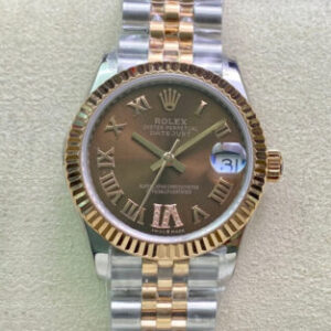 Replica Rolex Datejust M278271-0004 31MM EW Factory Brown Bezel