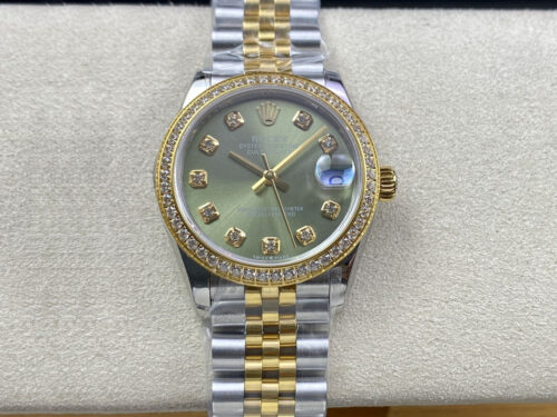 Replica Rolex Datejust M278383RBR-0030 31MM EW Factory Diamond-Set Bezel