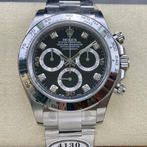 Replica Rolex Cosmograph Daytona M116509-0055 Clean Factory Black Dial