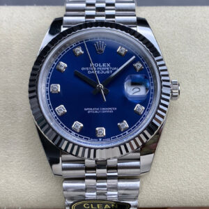 Replica Rolex Datejust M126334-0016 Clean Factory Diamond-set Dial