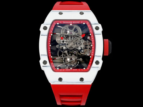 Replica Richard Mille RM27-02 Rafael Nadal Tourbillon RM Factory Red Rubber Strap