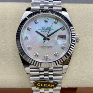 Replica Rolex Datejust M126334-0020 Clean Factory Diamond-set Dial