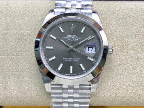 Replica Rolex Datejust M126300-0008 VS Factory Stainless Steel Bezel