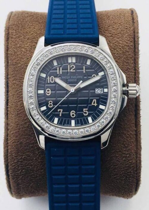 Replica Patek Philippe Aquanaut 5067A-025 Quartz Movement PPF Factory Blue strap