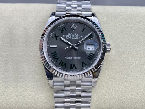 Replica Rolex Datejust M126234-0045 36MM VS Factory Gray Dial