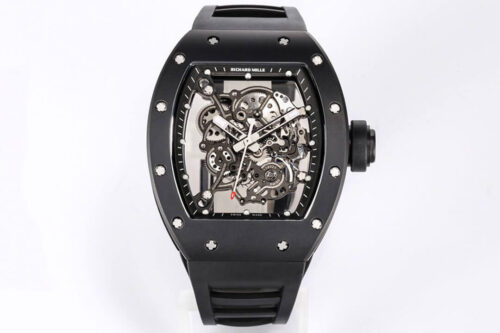 Replica Richard Mille RM-055 BBR Factory V2 Black Strap