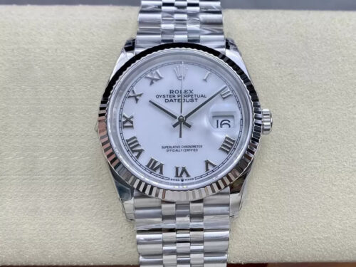 Replica Rolex Datejust M126234-0025 36MM VS Factory White Dial