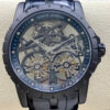 Replica Roger Dubuis Excalibur RDDBEX0364 YS Factory Tourbillon Black Leather Strap