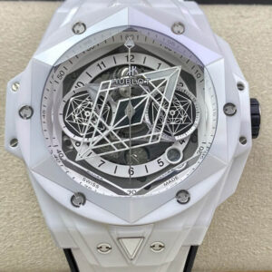 Replica Hublot Big Bang Sang Bleu II 418.HX.2001.RX.MXM21 BB Factory White Ceramic Strap