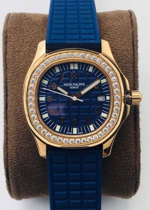 Replica Patek Philippe Aquanaut 5067A Quartz Movement PPF Factory Diamond Bezel