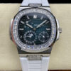 Replica Patek Philippe Nautilus 5712GR GR Factory White Rubber Strap - Replica Watches Factory