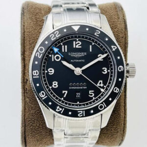 Replica Longines Spirit ZuIu Time L3.812.4.53.6 LG Factory Black Bezel - Replica Watches Factory