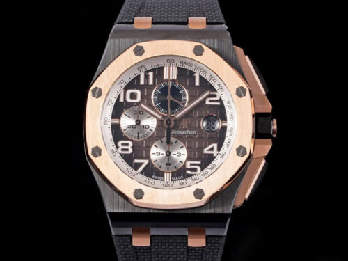 Replica Audemars Piguet Royal Oak Offshore 26405NR.OO.A002CA.01 RS Factory Woven strap - Replica Watches Factory