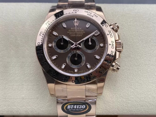 Replica Rolex Daytona M116505-0013 BT Factory Gold Strap - Replica Watches Factory