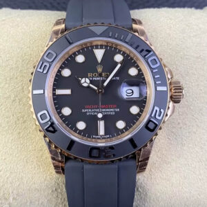 Replica Rolex Yacht Master M126655-0002 40MM VS Factory Black Strap - Replica Watches Factory