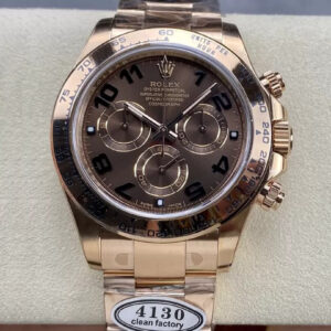 Replica Rolex Cosmograph Daytona M116505-0011 Clean Factory Gold Stainless Steel Strap - Replica Watches Factory