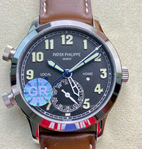 Replica Patek Philippe Calatrava 5524G-001 GR Factory V2 Leather Strap - Replica Watches Factory