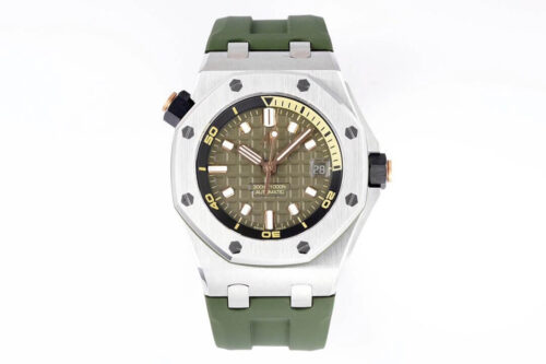 Replica Audemars Piguet Royal Oak Offshore 15720ST.OO.A052CA.01 ZF Factory Green Strap