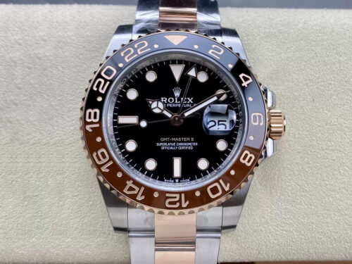 Replica Rolex GMT Master II M126711chnr-0002 C+ Factory Black Dial