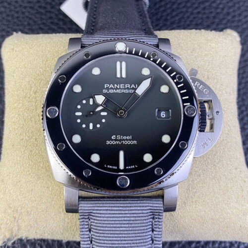 Replica SBF Panerai Submersible PAM01288 VS Factory Gray Strap