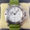 Replica SBF Panerai Submersible PAM01226 VS Factory Green Strap White Dial