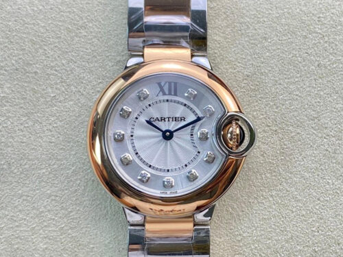 Replica Ballon Bleu De Cartier 28MM W3BB0005 V6 Factory White Dial