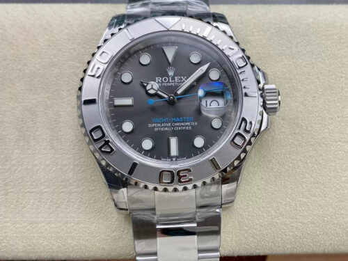 Replica Rolex Yacht Master M126622-0001 40MM VS Factory Silver Strap