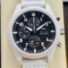 Replica IWC Pilot TOP GUN IW389105 Lake Tahoe TPS Factory Leather Strap