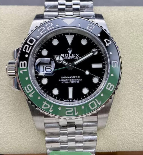 Replica Rolex GMT Master II M126720vtnr-0002 C+ Factory Black Dial