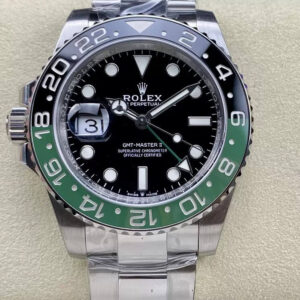 Replica Rolex GMT Master II M126720VTNR-0001 C+ Factory Black Green Bezel