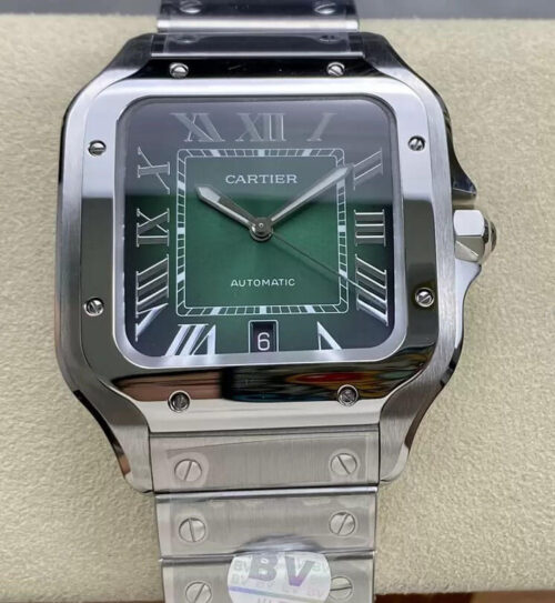 Replica Cartier De Santos WSSA0062 BV Factory Silver Strap