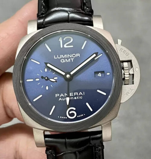 Replica Panerai Luminor PAM01279 VS Factory Black Leather Strap