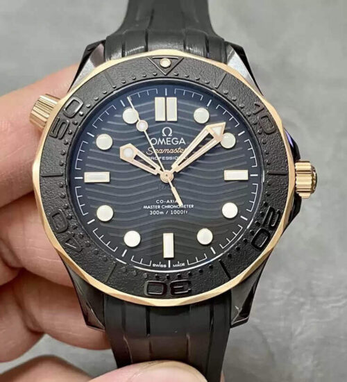 Replica Omega Seamaster 210.62.44.20.01.001 VS Factory Rubber Strap