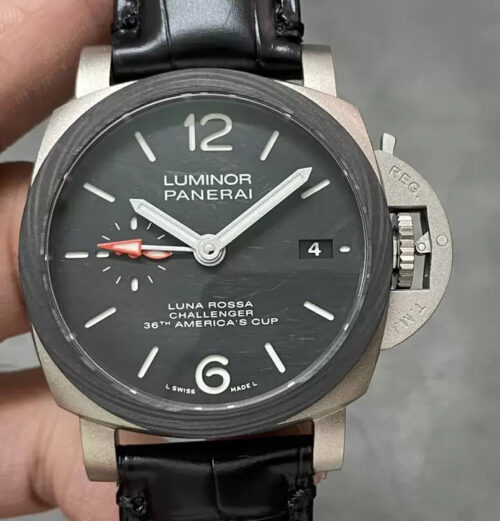 Replica Panerai Luminor PAM01096 VS Factory Leather Strap