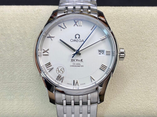 Replica Omega De Ville 431.10.41.21.02.001 VS Factory Stainless Steel White Dial