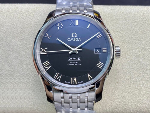 Replica Omega De Ville 431.10.41.21.01.001 VS Factory Stainless Steel Black Dial