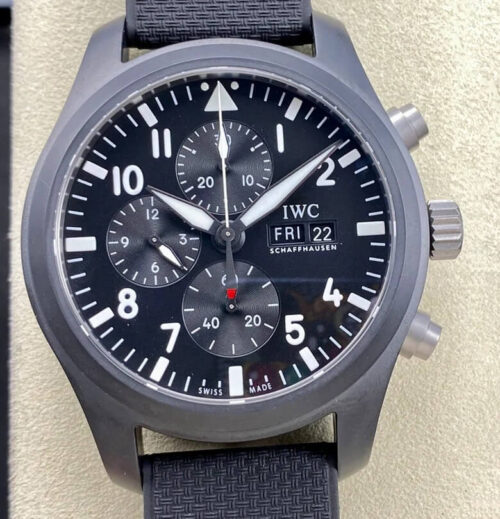 Replica IWC Pilot TOP GUN IW389101 TPS Factory Ceramic Bezel