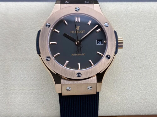 Replica Hublot Classic Fusion 565.OX.1480.RX 38MM HB Factory Black Strap