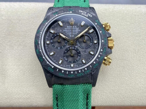 Replica Rolex Daytona Cosmograph Noob Factory Diw Custom Version Dark Green Strap