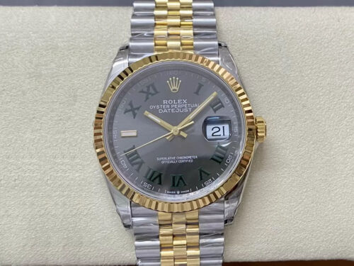 Replica Rolex Datejust M126233-0035 36MM VS Factory Stainless Steel Yellow Gold