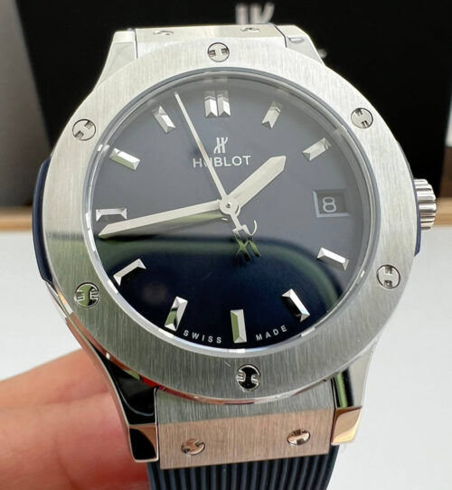 Replica Hublot Classic Fusion 581.NX.7170.RX 33MM Quartz HB Factory Silver Bezel