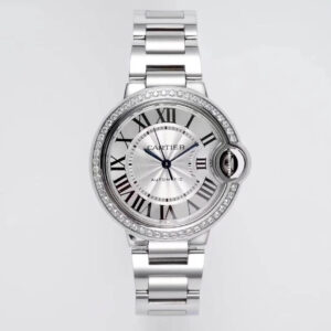 Replica Ballon Bleu De Cartier W4BB0016 33MM AF Factory White Stainless Steel Dial